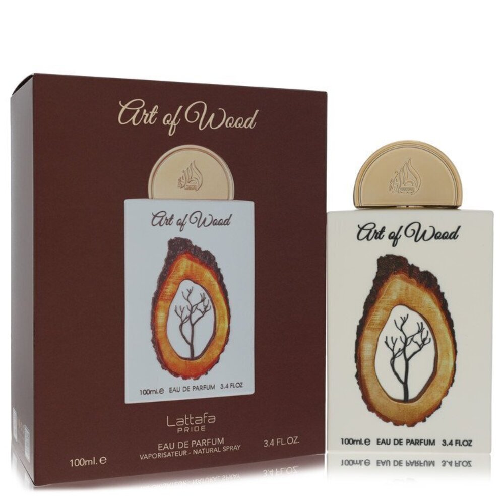 Lattafa Pride Art of Wood by Lattafa Eau De Parfum Spray (Unisex) 3.4 oz